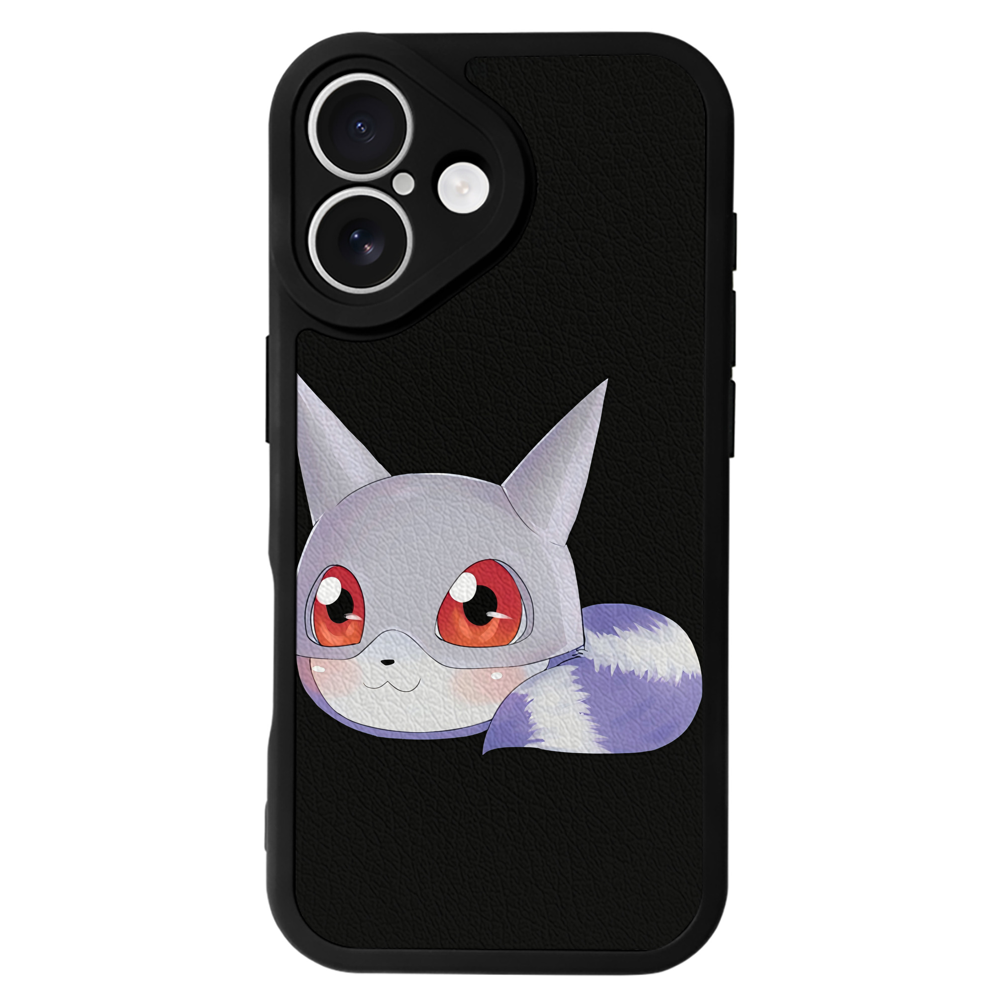 （画像用） Digimon デジタルモンスター/デジモン 【iPhone 16シリーズ対応】シリコンスマホケース（レザー調） 材質：シリコン
